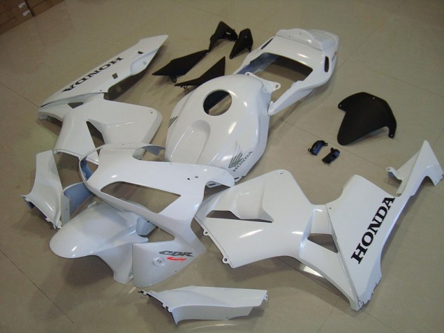 Aftermarket White Black Decal 03-04 Honda CBR600RR Motorcycle Fairings Sale