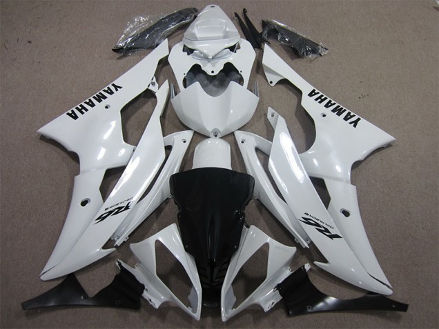 Aftermarket White Black Decal 08-16 Yamaha YZF R6 Motorcycle Fairings Sale Aftermarket White Black Decal 08-16 Yamaha YZF R6 Motorcycle Fairings Sale