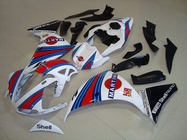 Aftermarket White Black Martini 12-14 Yamaha YZF R1 Motorcycle Fairings Sale Aftermarket White Black Martini 12-14 Yamaha YZF R1 Motorcycle Fairings Sale