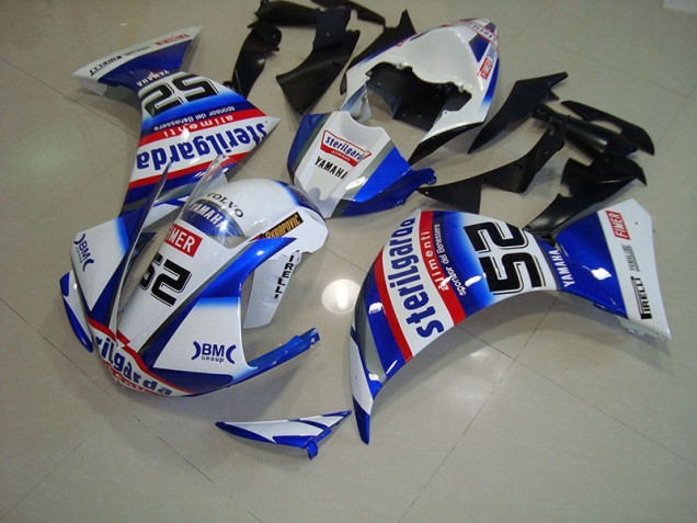 Aftermarket White Black Sterilgarda 09-11 Yamaha YZF R1 Motorcycle Fairings Sale Aftermarket White Black Sterilgarda 09-11 Yamaha YZF R1 Motorcycle Fairings Sale