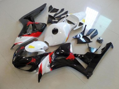 Aftermarket White Black with No Sticker 06-07 Honda CBR1000RR Motorcycle Fairings Sale