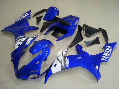 Aftermarket White Blue 02-03 Yamaha YZF R1 Motorcycle Fairings Sale