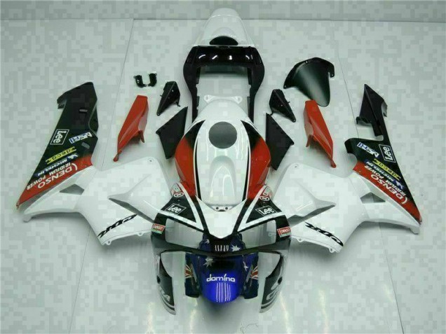Aftermarket White Blue 03-04 Honda CBR600RR Motorcycle Fairings Sale Aftermarket White Blue 03-04 Honda CBR600RR Motorcycle Fairings Sale