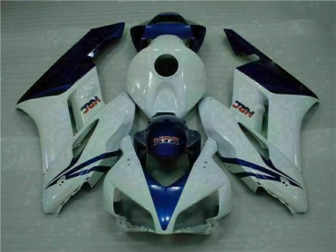 Aftermarket White Blue 04-05 Honda CBR1000RR Complete Fairing Kit Sale