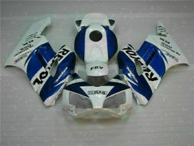 Aftermarket White Blue 04-05 Honda CBR1000RR Fairing Kit Sale