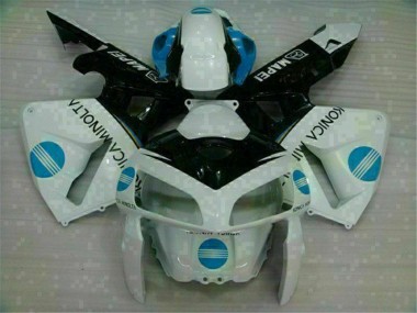 Aftermarket White Blue 05-06 Honda CBR600RR Full Fairing Kit Sale