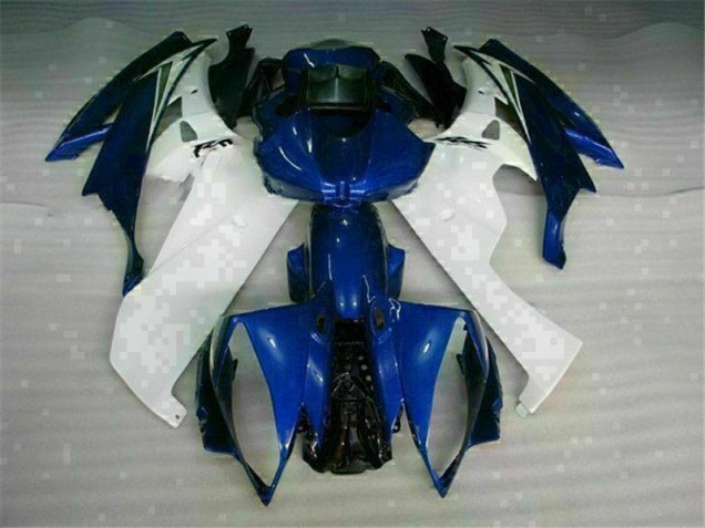 Aftermarket White Blue 06-07 Yamaha YZF R6 Full Fairing Kit Sale
