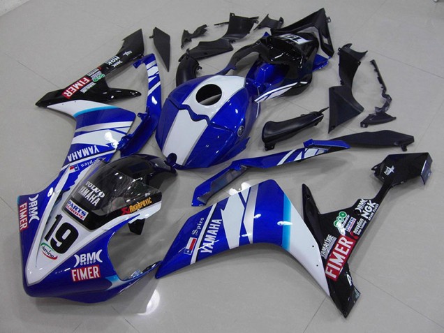 Aftermarket White Blue 07-08 Yamaha YZF R1 Motorcycle Fairings Sale Aftermarket White Blue 07-08 Yamaha YZF R1 Motorcycle Fairings Sale