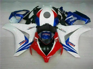Aftermarket White Blue 08-11 Honda CBR1000RR Complete Fairing Kit Sale