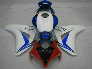 Aftermarket White Blue 08-11 Honda CBR1000RR Motorcycle Fairings Sale