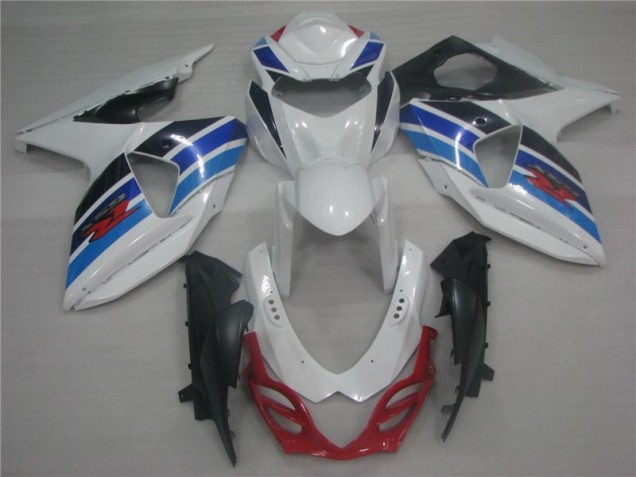 Aftermarket White Blue 09-16 Suzuki GSXR1000 Motorcycle Fairings Sale Aftermarket White Blue 09-16 Suzuki GSXR1000 Motorcycle Fairings Sale