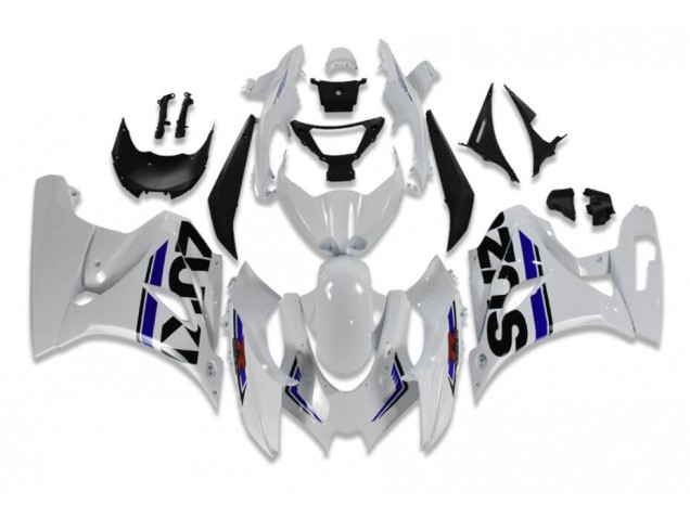 Aftermarket White Blue 17-19 Suzuki GSXR 1000 Motorcycle Fairings Sale Aftermarket White Blue 17-19 Suzuki GSXR 1000 Motorcycle Fairings Sale