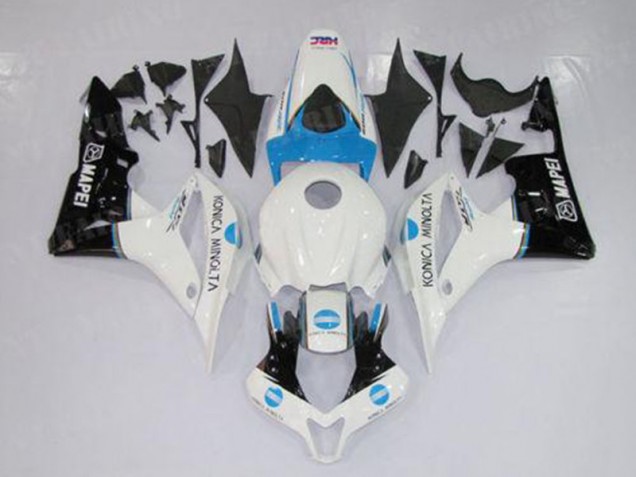 Aftermarket White Blue Black 07-08 Honda CBR600RR Motorcycle Fairings Sale