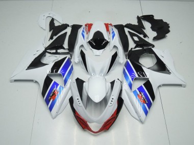 Aftermarket White Blue Black 09-16 Suzuki GSXR 1000 Motorcycle Fairings Sale