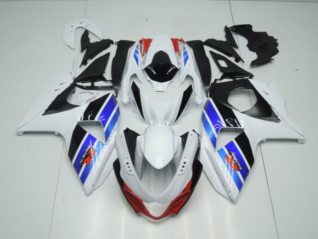 Aftermarket White Blue Black 09-16 Suzuki GSXR 1000 Motorcycle Fairings Sale
