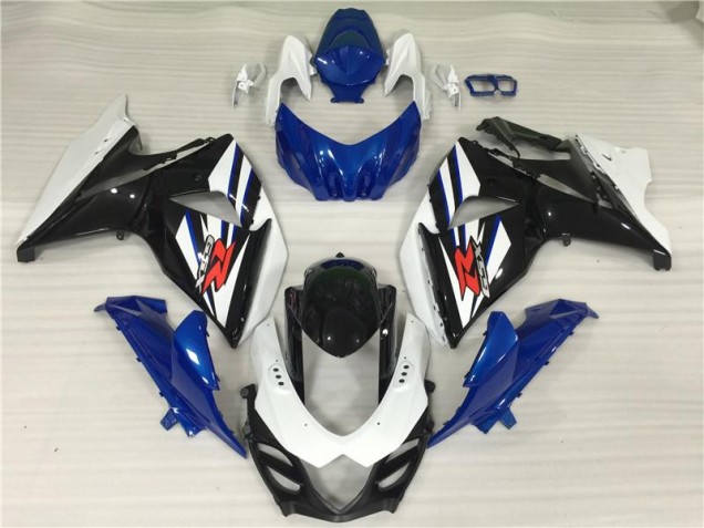 Aftermarket White Blue Black 09-16 Suzuki GSXR1000 Motorcycle Fairings Sale