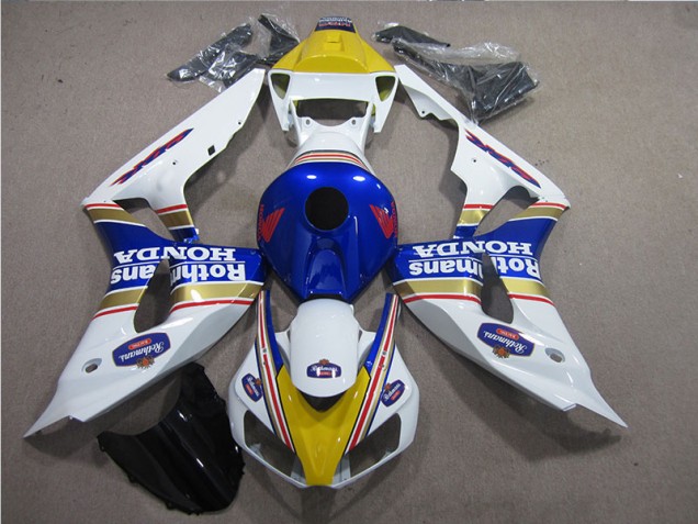 Aftermarket White Blue Rothmans 06-07 Honda CBR1000RR Motorcycle Fairings Sale Aftermarket White Blue Rothmans 06-07 Honda CBR1000RR Motorcycle Fairings Sale