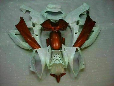 Aftermarket White Brown 06-07 Yamaha YZF R6 Motorcycle Fairings Sale