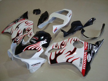 Aftermarket White Flame 01-03 Honda CBR600 F4I Motorcycle Fairings Sale