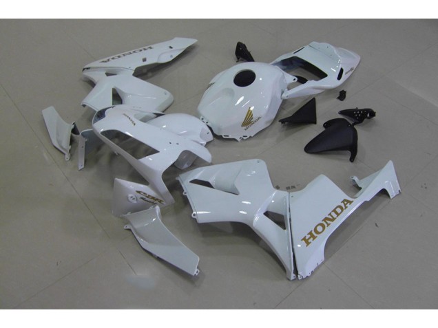 Aftermarket White Gold 03-04 Honda CBR600RR Motorcycle Fairings Sale