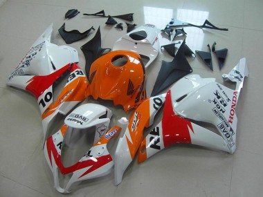 Aftermarket White New Repsol 09-12 Honda CBR600RR Motorcycle Fairings Sale