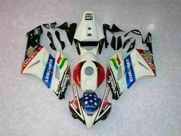 Aftermarket White Red 04-05 Honda CBR1000RR Fairing Kit Sale