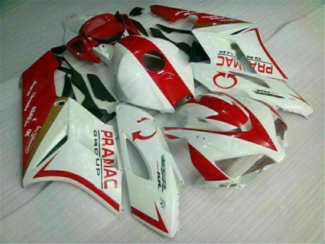 Aftermarket White Red 04-05 Honda CBR1000RR Full Fairing Kit Sale