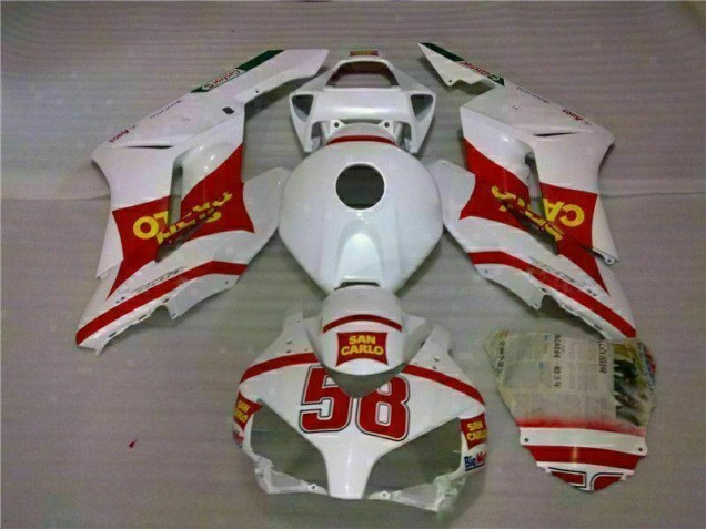 Aftermarket White Red 04-05 Honda CBR1000RR Motorcycle Fairings Bodywork Sale Aftermarket White Red 04-05 Honda CBR1000RR Motorcycle Fairings Bodywork Sale