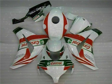 Aftermarket White Red 08-11 Honda CBR1000RR Complete Fairing Kit Sale