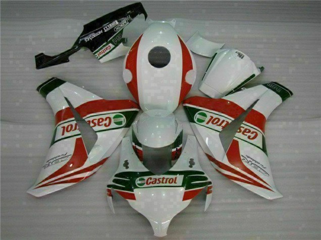 Aftermarket White Red 08-11 Honda CBR1000RR Complete Fairing Kit Sale