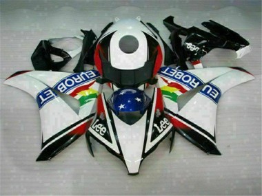 Aftermarket White Red 08-11 Honda CBR1000RR Motorcycle Fairings Sale