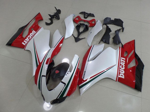 Aftermarket White Red 11-14 Ducati 1199 Motorcycle Fairings Sale Aftermarket White Red 11-14 Ducati 1199 Motorcycle Fairings Sale