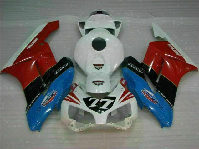 Aftermarket White Red 77 04-05 Honda CBR1000RR Complete Fairing Kit Sale