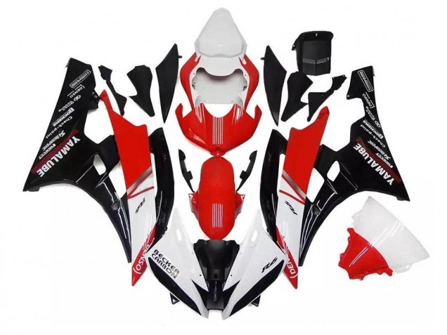 Aftermarket White Red Black 06-07 Yamaha YZF R6 Motorcycle Fairings & Bodywork Sale Aftermarket White Red Black 06-07 Yamaha YZF R6 Motorcycle Fairings & Bodywork Sale