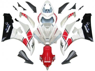 Aftermarket White Red Black 06-07 Yamaha YZF R6 Motorcycle Fairings Sale