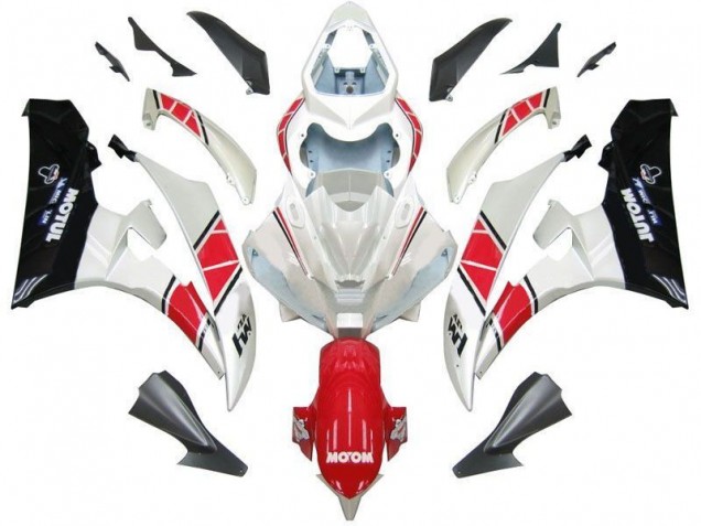 Aftermarket White Red Black 06-07 Yamaha YZF R6 Motorcycle Fairings Sale Aftermarket White Red Black 06-07 Yamaha YZF R6 Motorcycle Fairings Sale