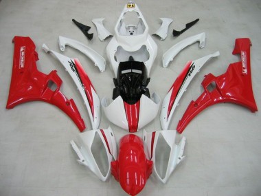 Aftermarket White Red Michelin 06-07 Yamaha YZF R6 Motorcycle Fairings Sale