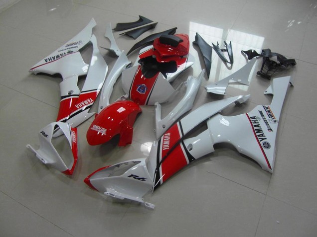 Aftermarket White Red OEM Style 08-16 Yamaha YZF R6 Motorcycle Fairings Sale Aftermarket White Red OEM Style 08-16 Yamaha YZF R6 Motorcycle Fairings Sale