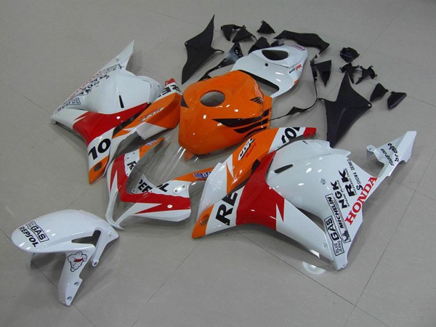 Aftermarket White Repsol 09-12 Honda CBR600RR Motorcycle Fairings Sale