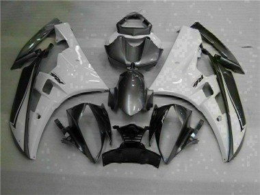 Aftermarket White Silver 06-07 Yamaha YZF R6 Motorcycle Fairings Sale