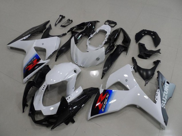 Aftermarket White Silver 09-16 Suzuki GSXR 1000 Motorcycle Fairings Sale Aftermarket White Silver 09-16 Suzuki GSXR 1000 Motorcycle Fairings Sale