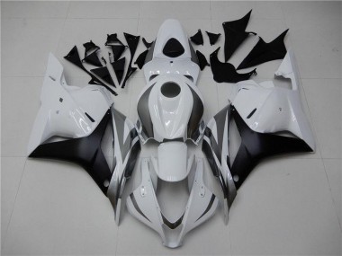 Aftermarket White Silver Black 09-12 Honda CBR600RR Motorcycle Fairings Sale