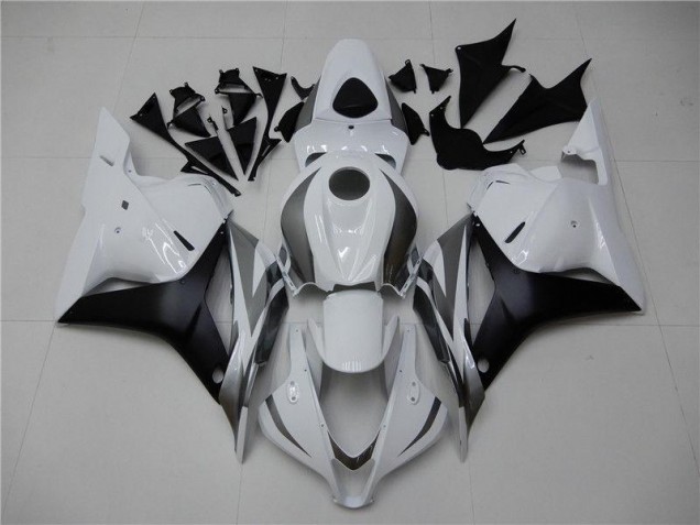 Aftermarket White Silver Black 09-12 Honda CBR600RR Motorcycle Fairings Sale