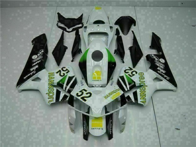 Aftermarket White Yellow Green 52 05-06 Honda CBR600RR Motorcycle Fairings Sale