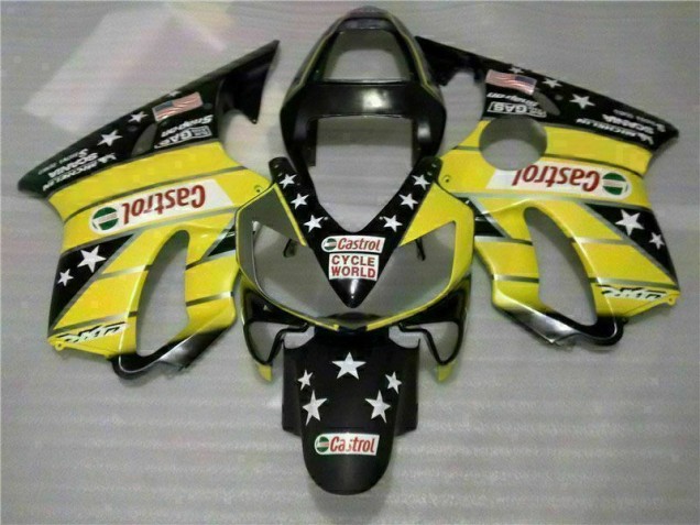 Aftermarket Yellow Black 01-03 Honda CBR600 F4i Full Fairing Kit Sale