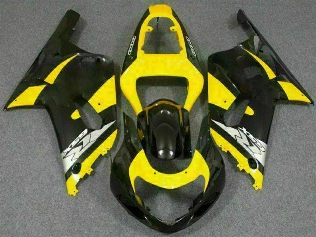 Aftermarket Yellow Black 01-03 Suzuki GSXR 600/750 Plastics Fairing Kits Sale