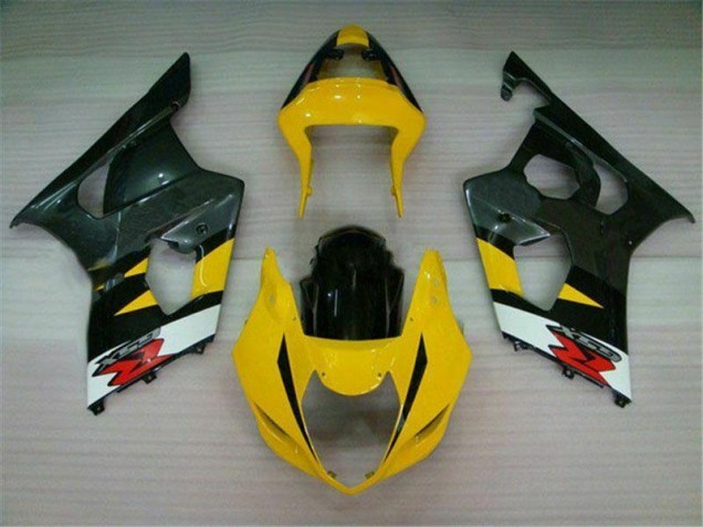 Aftermarket Yellow Black 03-04 Suzuki GSXR 1000 Motorcycle Fairings Sale
