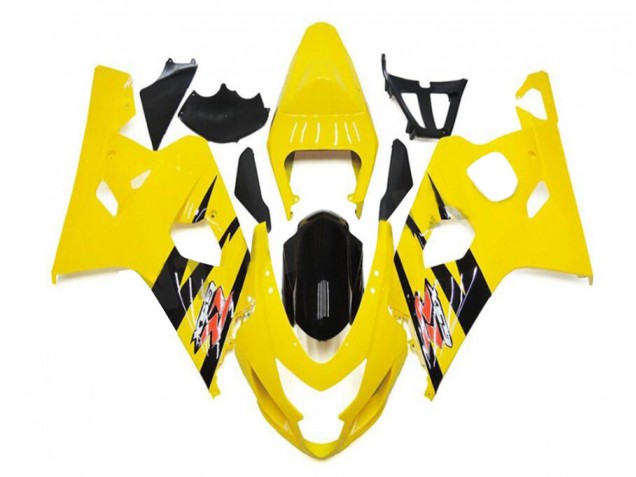 Aftermarket Yellow Black 04-05 Suzuki GSXR 600/750 Motorcycle Fairings Sale Aftermarket Yellow Black 04-05 Suzuki GSXR 600/750 Motorcycle Fairings Sale