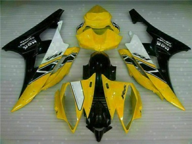 Aftermarket Yellow Black 06-07 Yamaha YZF R6 Full Fairing Kit Sale