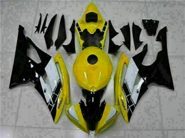 Aftermarket Yellow Black 08-16 Yamaha YZF R6 Abs Full Motorcycle Fairings Sale